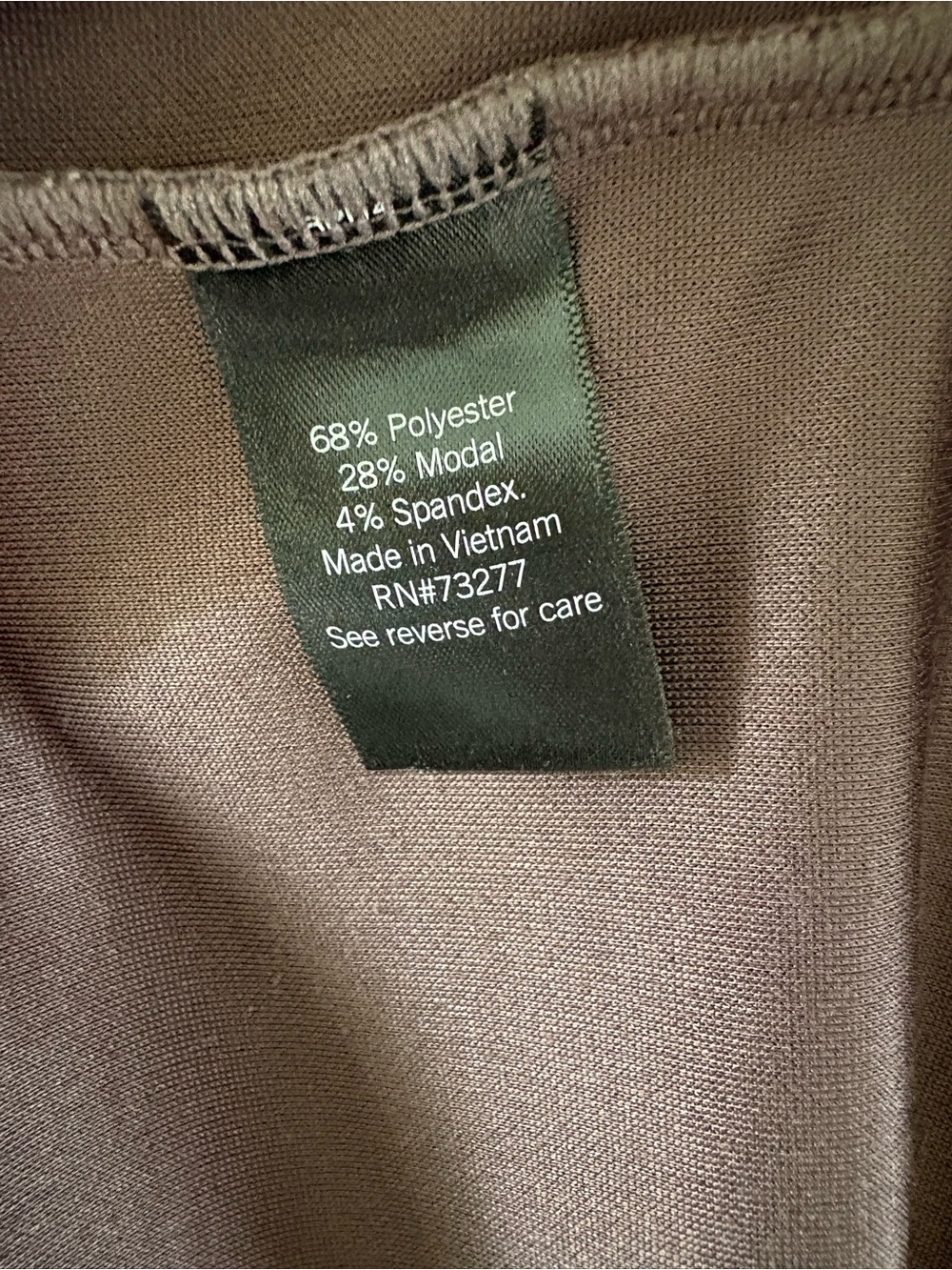 FLX Sleeveless Ribbed Racerback Dress in Brown - Picture 4 of 5